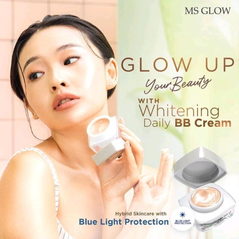 Jual Whitening Daily Bb Cream Ms Glow Original Shopee Indonesia