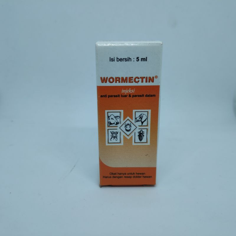 Jual WORMECTIN Obat Scabies Kudis Injeksi Kutu Tungau Jamur Kucing ...