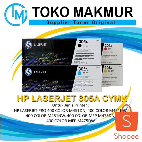 Jual Hp A Cymk Original Laserjet Toner Cartridge Set Shopee Indonesia