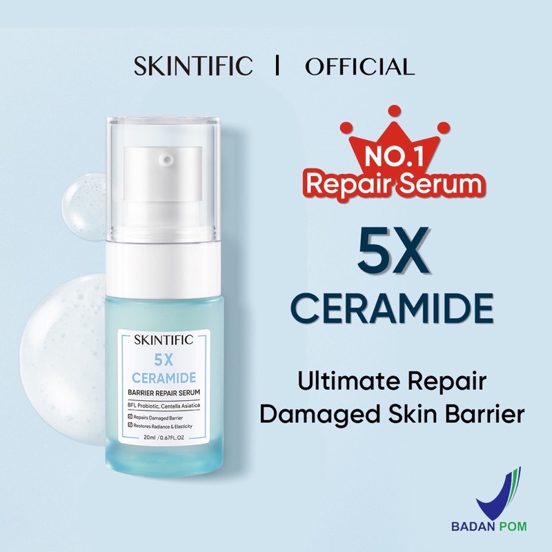 Jual SKINTIFIC Ceramide 5X Barrier Repair Serum (20ml) Shopee Indonesia