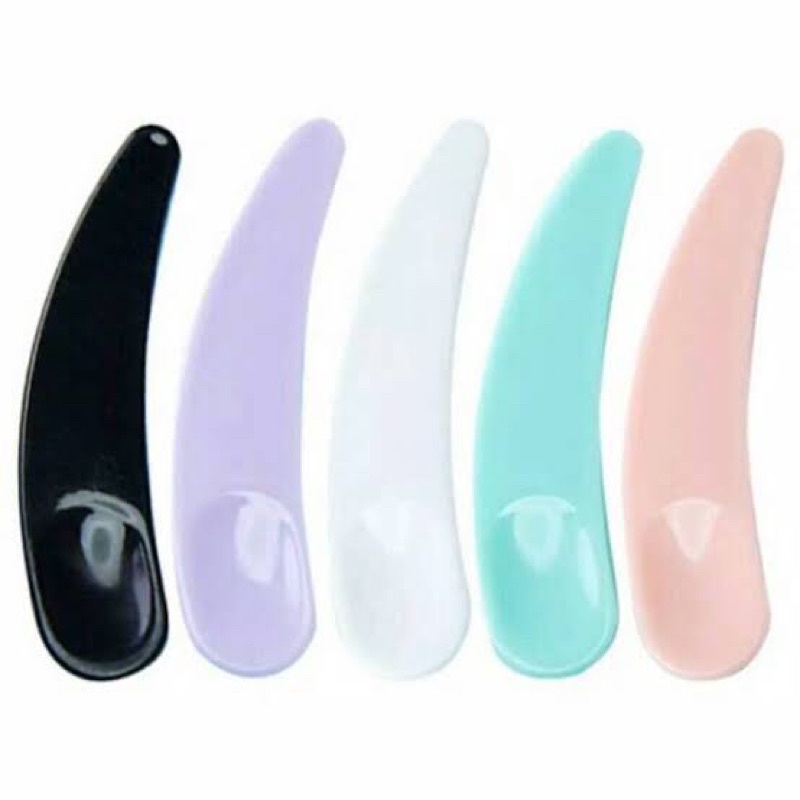 Jual spatula mini warna random / spatula skincare / spatula moisturizer