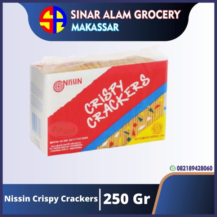 Jual Nissin Crispy Crackers 250 Gram Shopee Indonesia