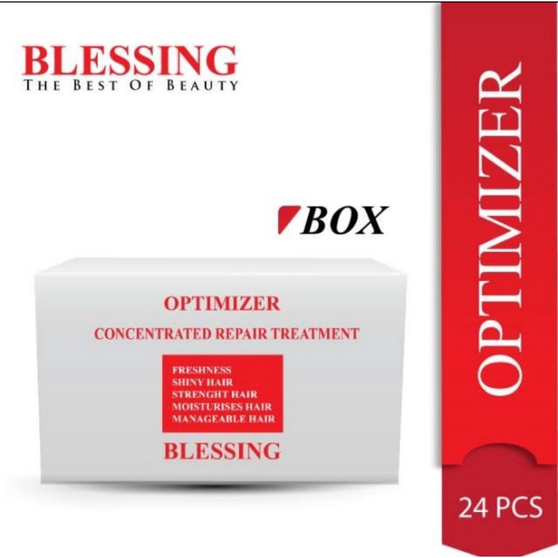 Jual BLESSING Hair Mask Optimizer Treatment 1box | Shopee Indonesia