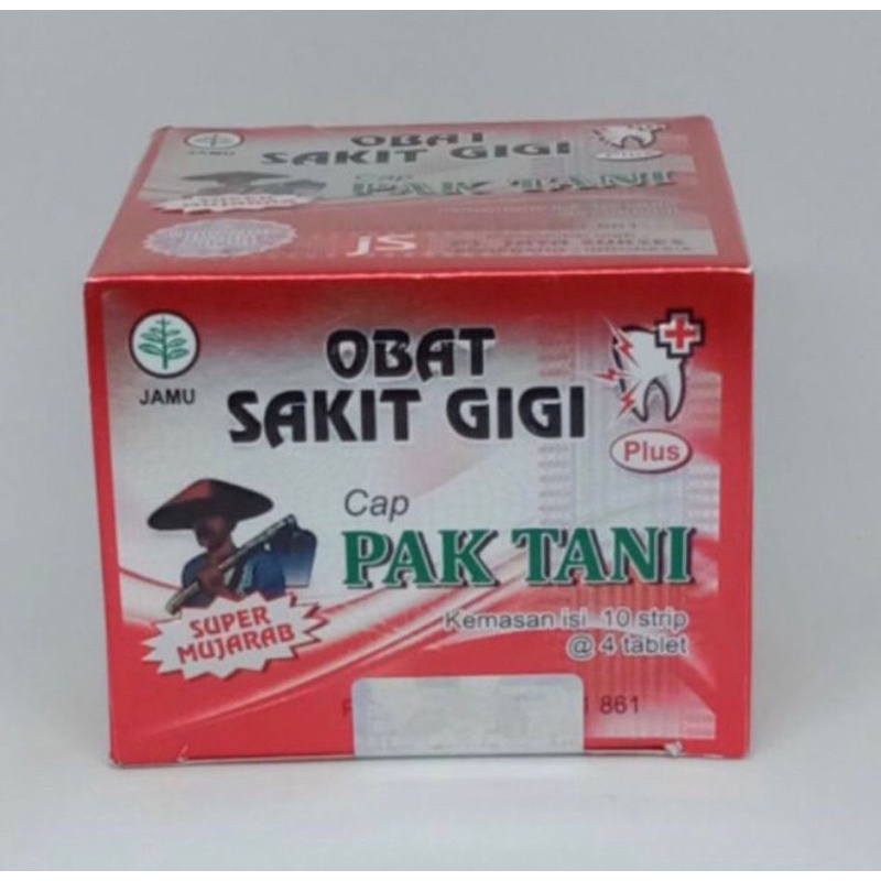 Jual Obat Sakit Gigi Cap Pak Tani Dijamin Original 100 Isi 10 Sachet 4 Kapsul Shopee Indonesia 0499