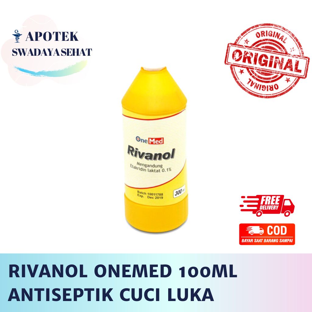 Jual RIVANOL ONEMED 100 ML - Betadin Antiseptik Pembersih Luka ...