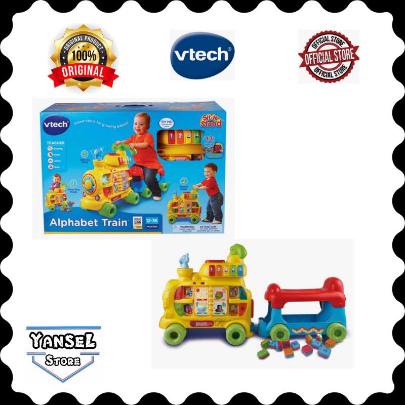 Jual Vtech Sit To Stand Alphabet Train Baby Walker | Shopee Indonesia