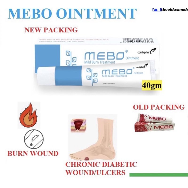 Jual Mebo Wound Ointment 40mg Salep Luka BakarLuka Diabetes READY