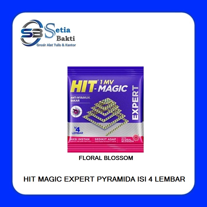 Jual HIT Magic Expert Piramida Anti Nyamuk Bakar 1 Renceng - 6 Bungkus ...