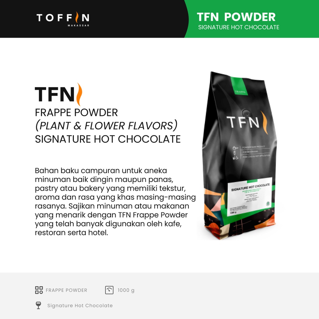 Jual TFN Frappe Signature Hot Chocolate | Shopee Indonesia