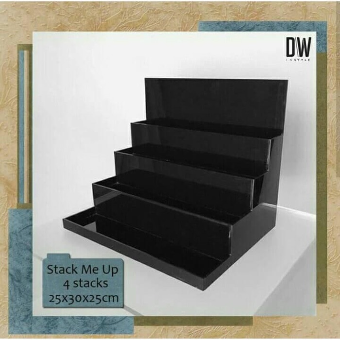 Jual PROMO Acrylic Display Parfum / Tempat Parfum 4 Susun / Parfum