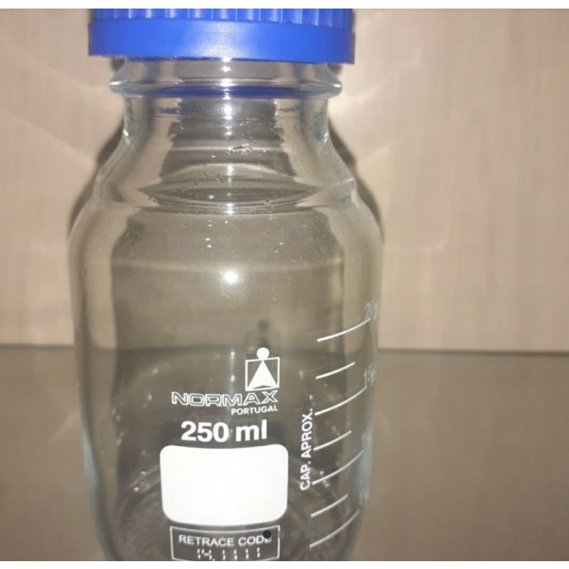 Jual laboratory bottle 250 ml botol eluen botol media mikro normax ...