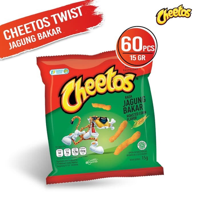 Jual Terlaris Cheetos Chiki Rasa Jagung Bakar 15 Gram 1 Renceng Isi