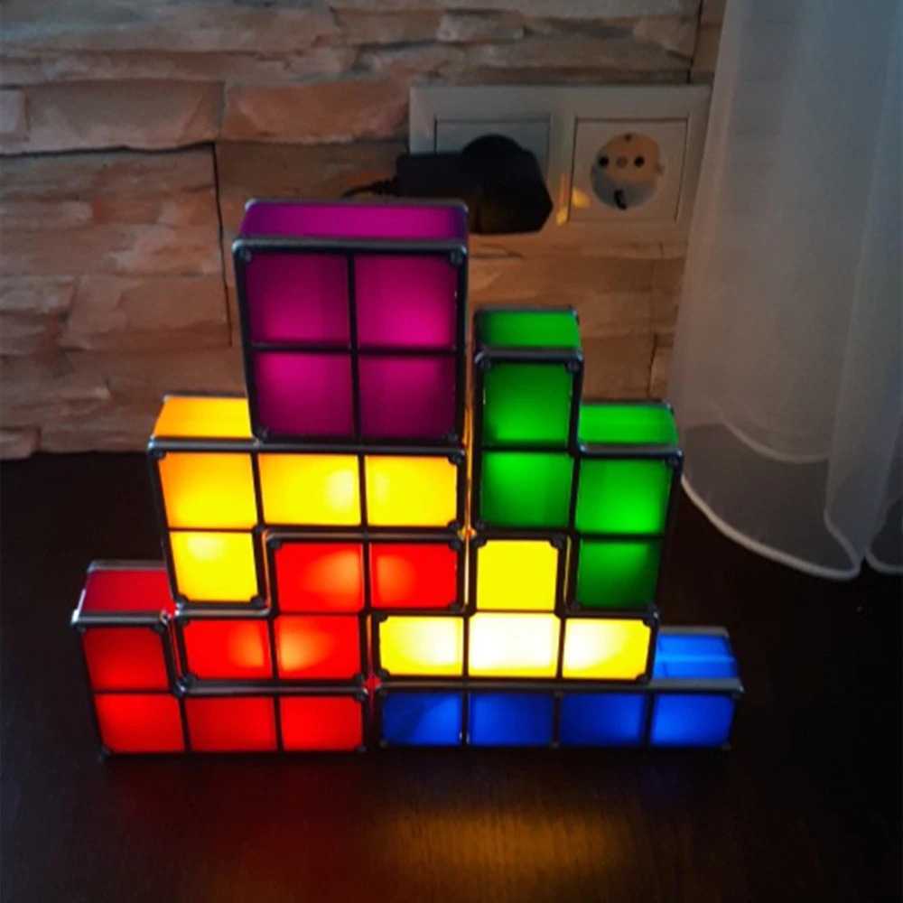 Jual Lampu Hias LED Tetris Puzzles 7 PCS | Shopee Indonesia
