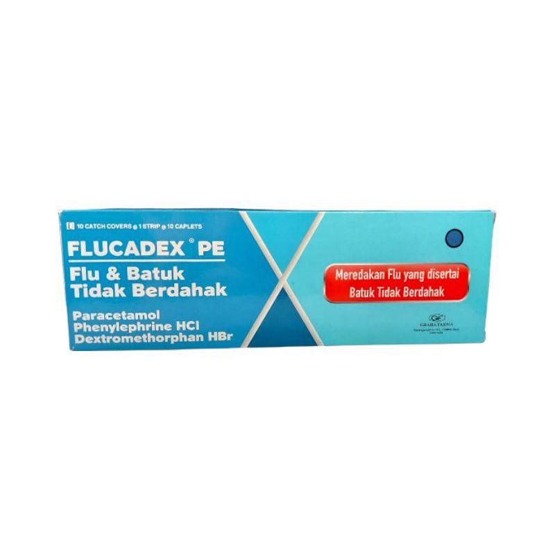 Jual Flucadex PE / 100 kaplet Obat Panas Demam Flu dan Batuk Pilek ...