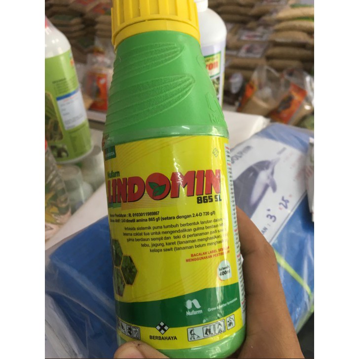 Jual Herbisida Lindomin 865 Sl 400ml Pembasmi Rumput Liar Daun Lebar