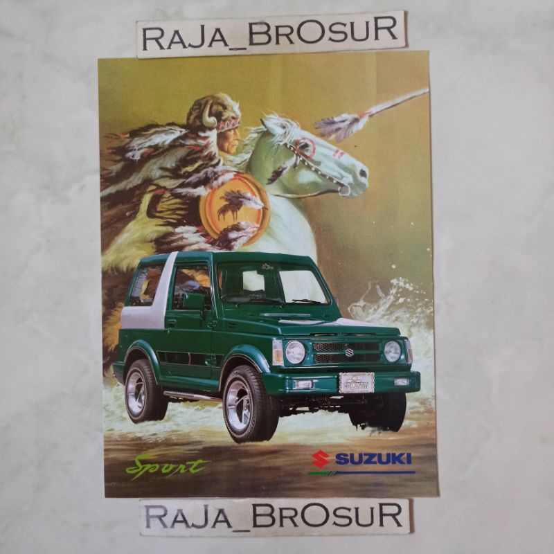 Jual Poster brosur katalog flyer jadul lawas Suzuki Katana Country
