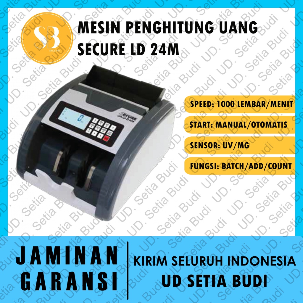 Jual Mesin Penghitung Uang Secure LD 24M Money Counter LD-24M | Shopee ...