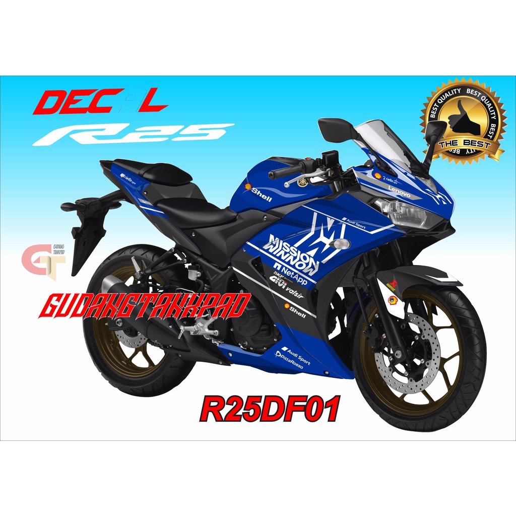 Jual DECAL R25 / STIKER FULL BODY R 25 | Shopee Indonesia