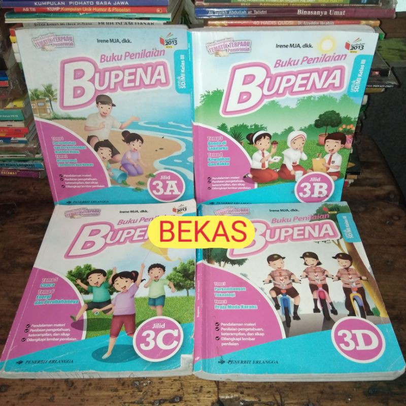Jual Buku Penilaian Bupena 3A 3B 3C 3D Kelas 3 III SD MI Penerbit ...