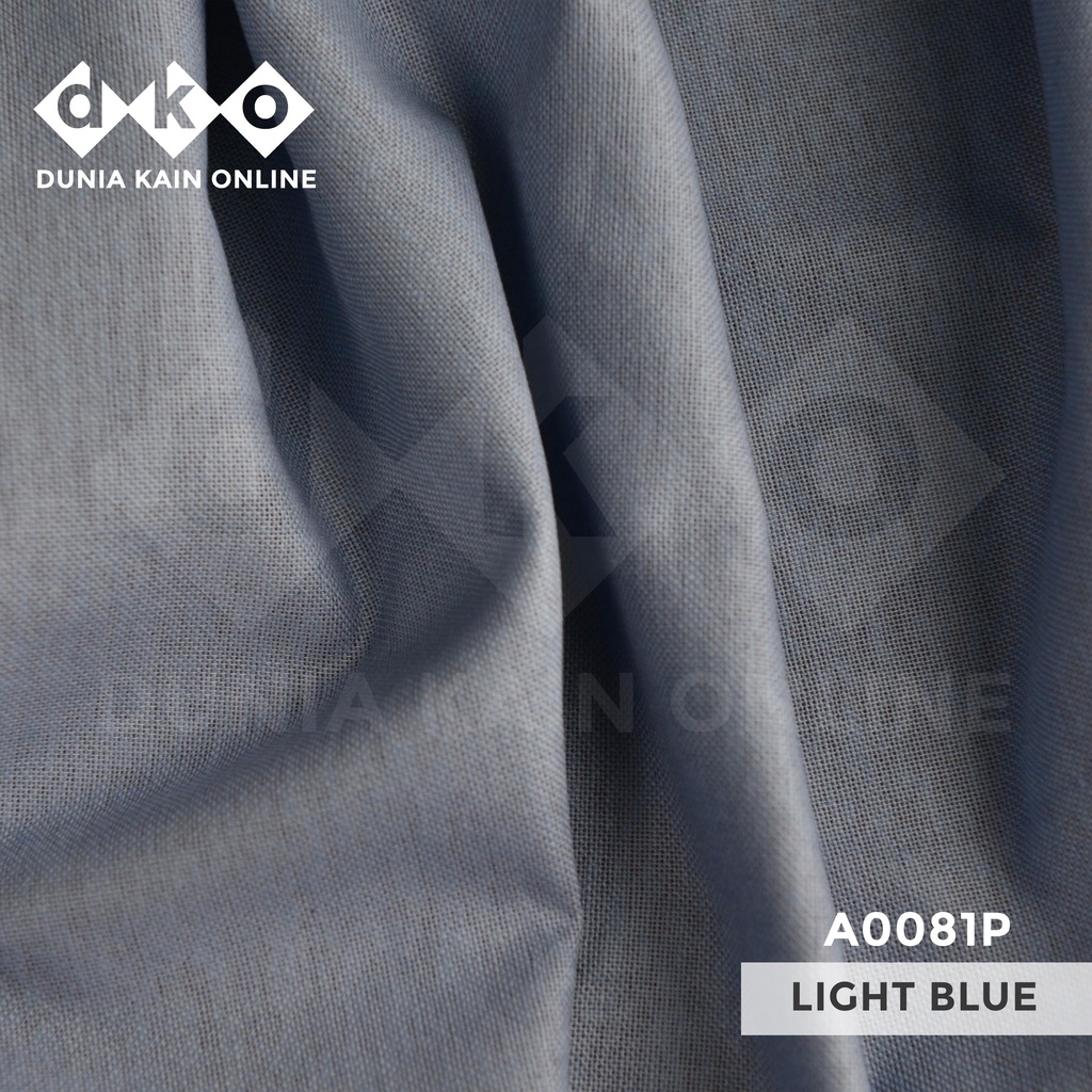 Jual DKO Kain RAMI Linen Premium Warna Biru Muda | Shopee Indonesia