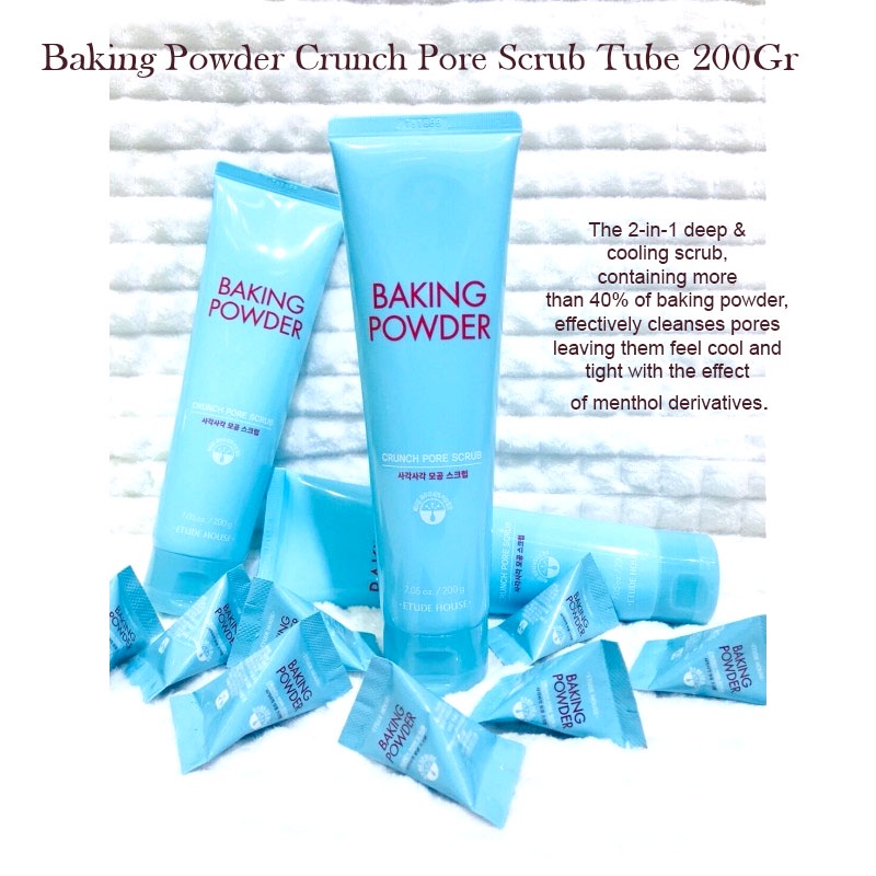 Jual Etude House Baking Powder Crunch Pore Scrub Tube 200g Shopee