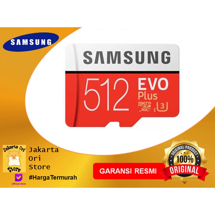 Samsung サムスン microSDXCカード 512GB EVO Plus Class10 UHS-I U3