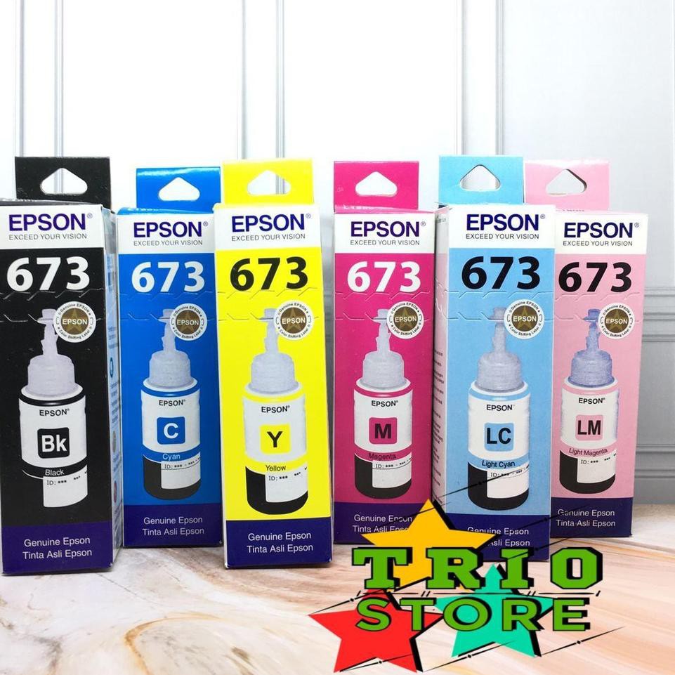 Jual Ready I7d Tinta Epson 673 L1800 L800 L805 L810 76 Murah Banget 