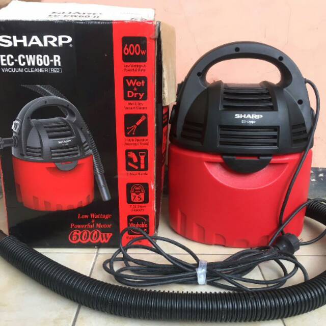 Jual Vacuum Cleaner SHARP EC-CW60-R (Uunit eksdisplay) | Shopee Indonesia