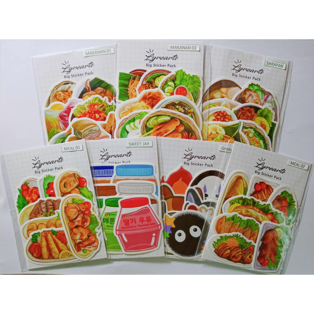 Jual LYREARTS Big Sticker Pack / Stiker | Shopee Indonesia