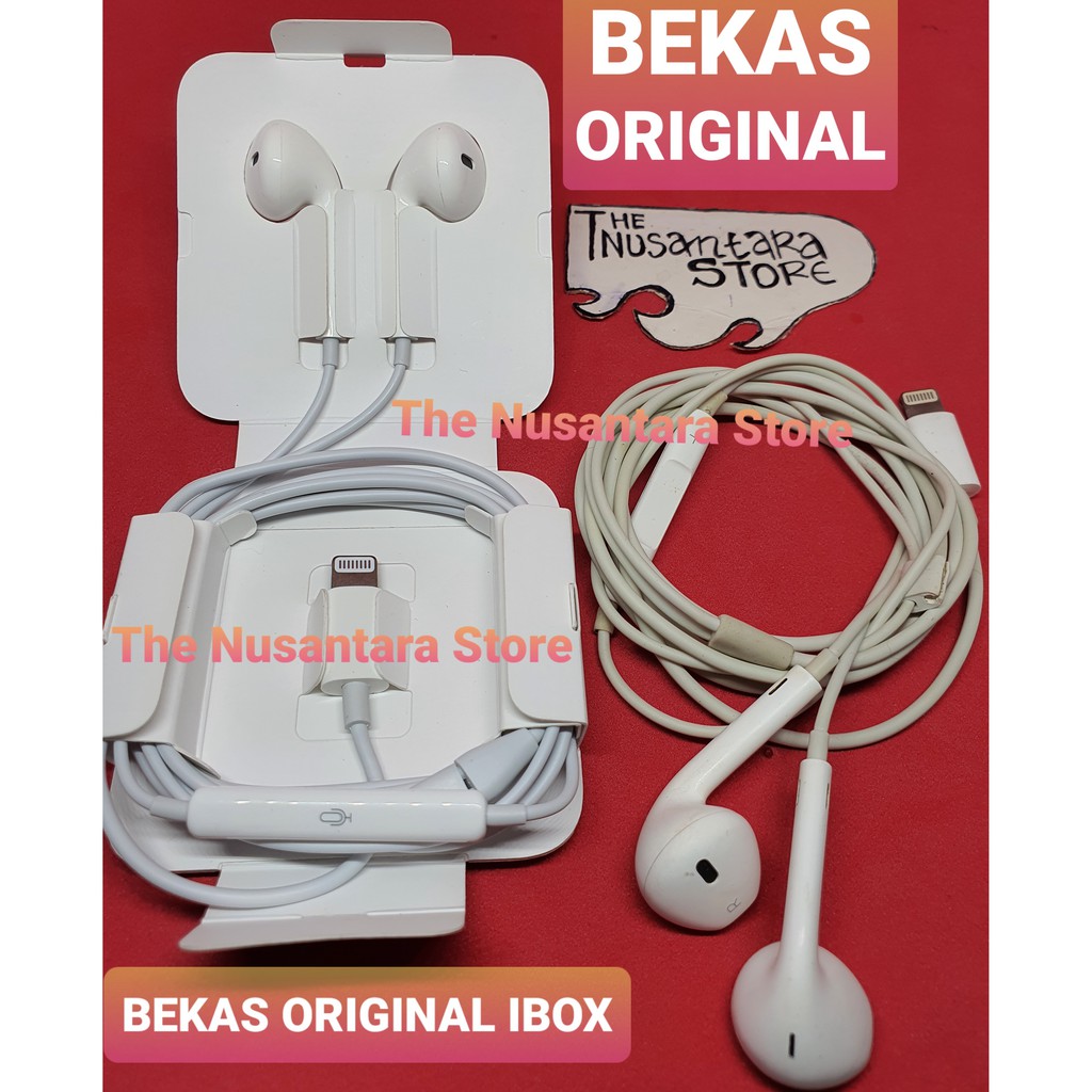 Headset iphone best sale x original ibox