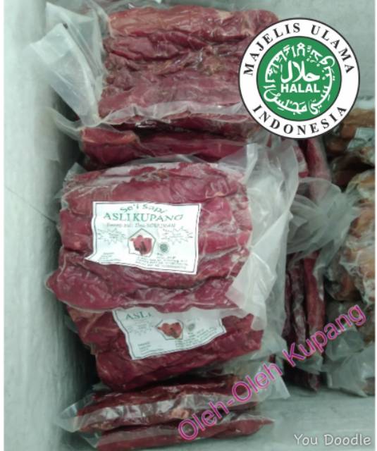 Jual Sei Sapi / Sapi Asap asli Kupang (NTT) resep Ibu SOEKIRAN 1/2 kg ...