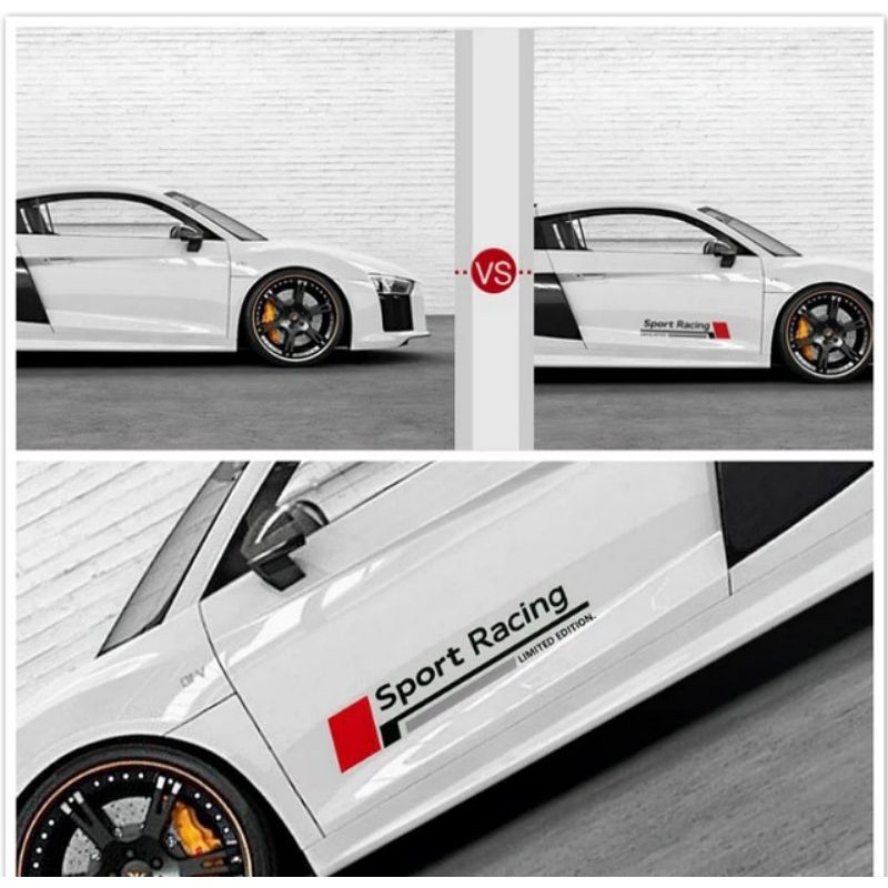 Jual stiker mobil cutiing sticker body mobil sport racing | Shopee ...