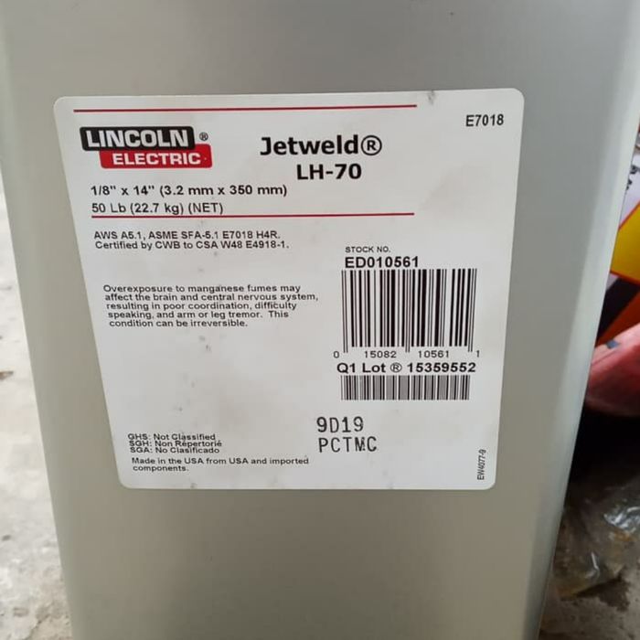 Jual LINCOLN USE jetweld LH-70 AWS 4.0 x 350 mm Kawat Las AWS A5.1 E ...