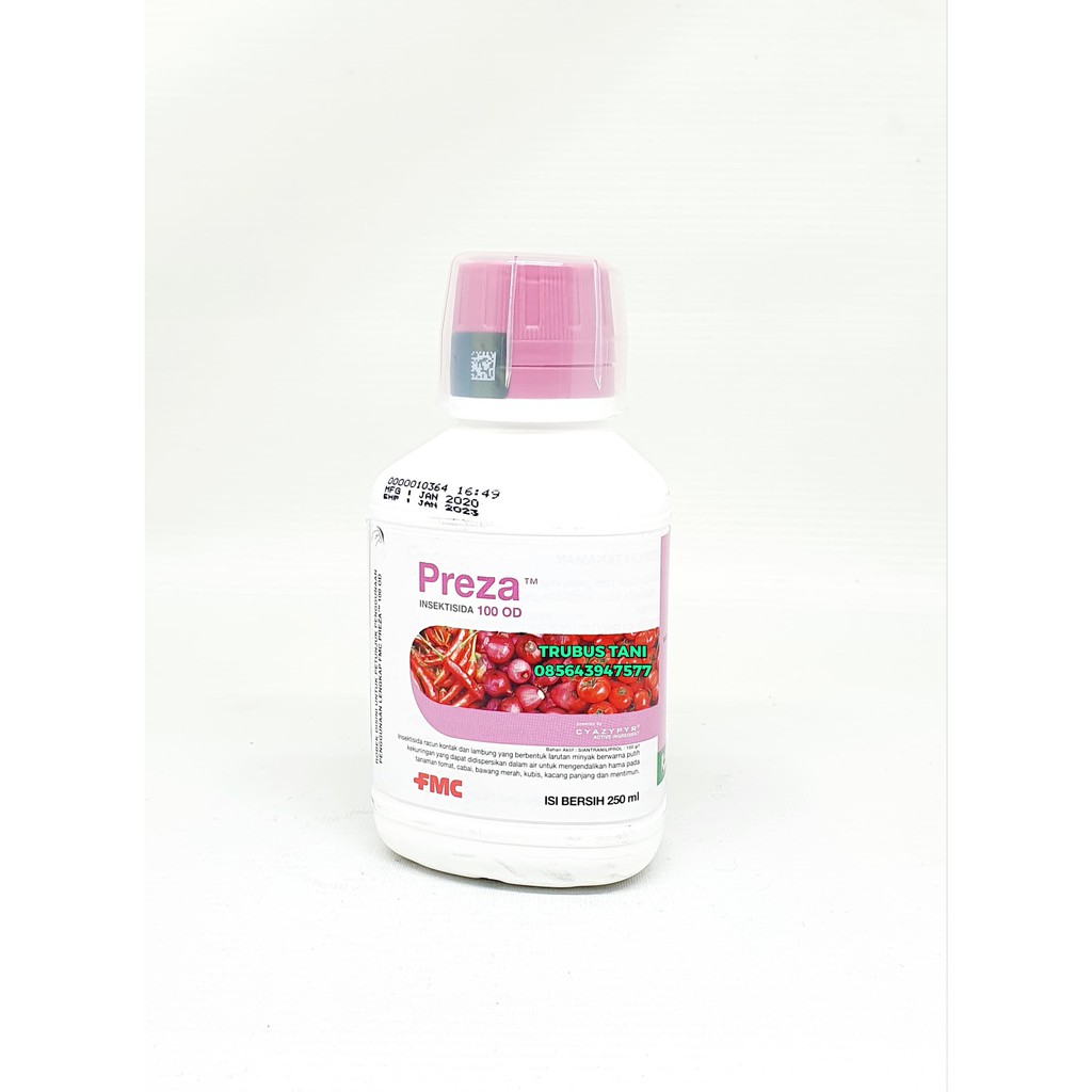 Jual PRODUK- INSEKTISIDA PREZA 100OD 250ML OBAT HAMA ULAT TANAMAN ...
