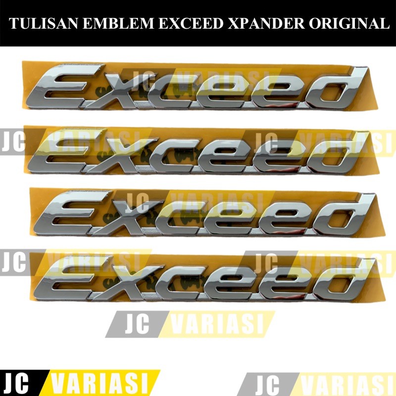 Jual LOGO TULISAN EMBLEM BAGASI BELAKANG EXCEED XPANDER ORIGINAL ASLI ...