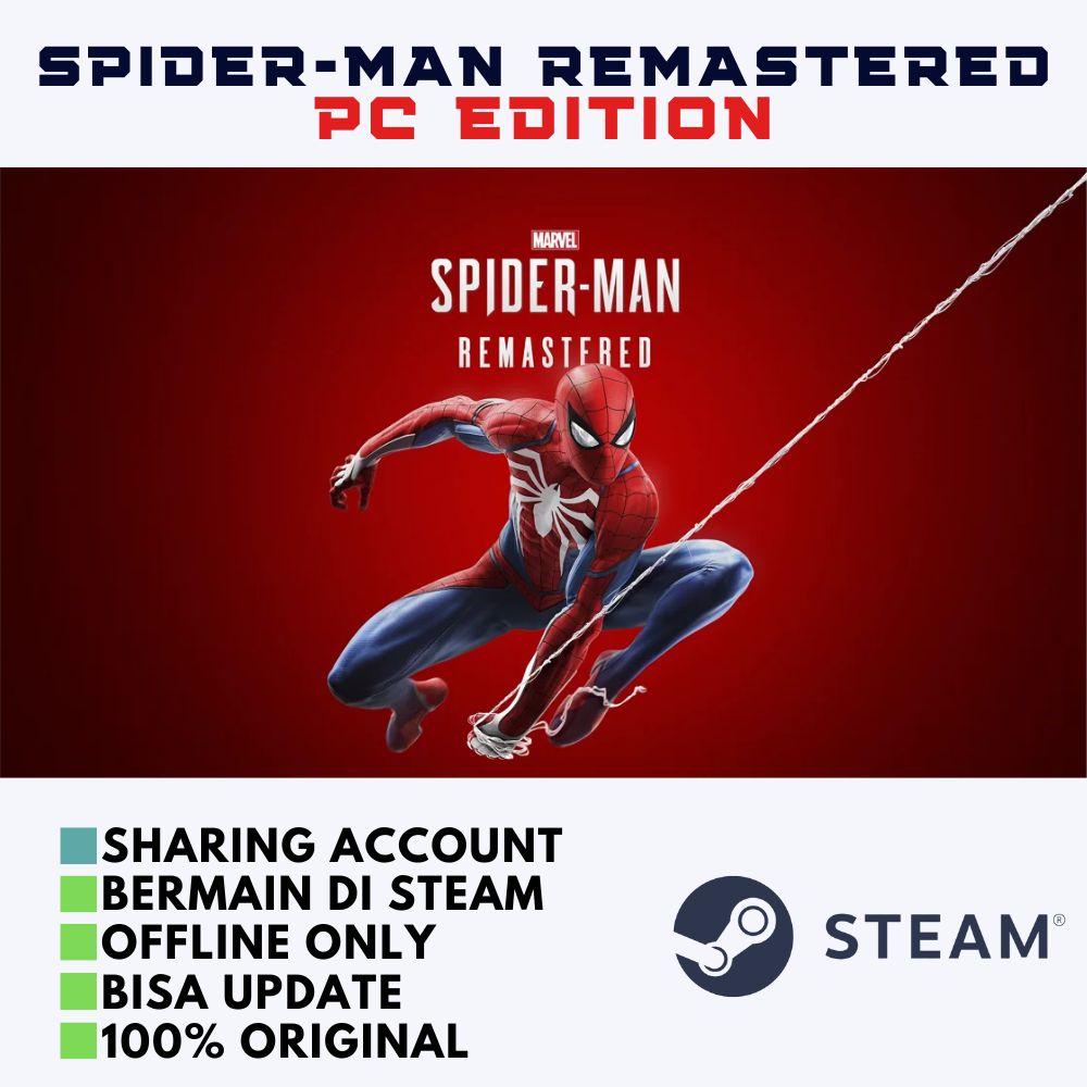 Jual MARVEL SPIDERMAN REMASTERED - STEAM PC ORIGINAL | Shopee Indonesia