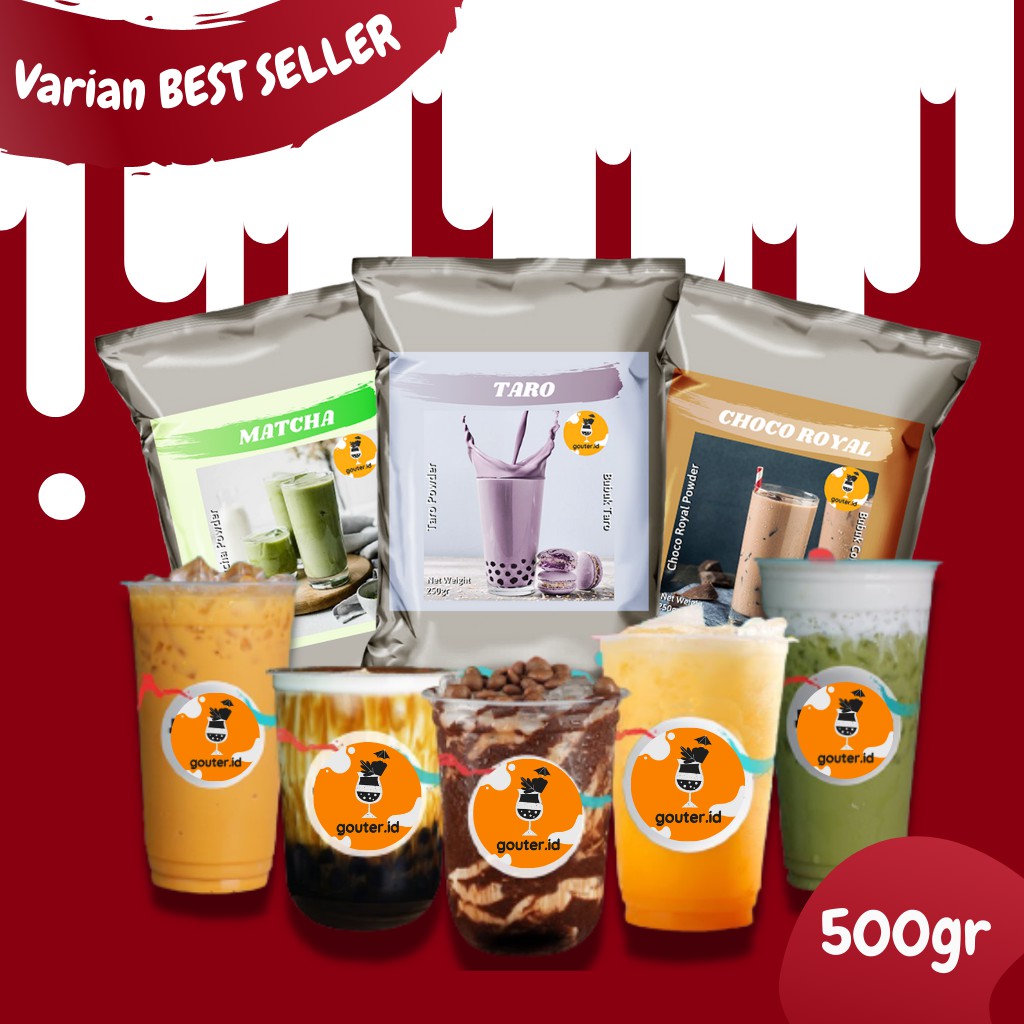Jual BUBUK MINUMAN RASA 500GR MINUMAN INSTAN / SERBUK MINUMAN ANEKA ...