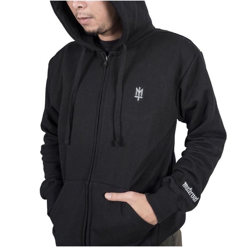 Jaket Hoodie Sweater ZIPPER Maternal disaster Polos High Quality bigsize  S-6XL Distro Cotton Fleece