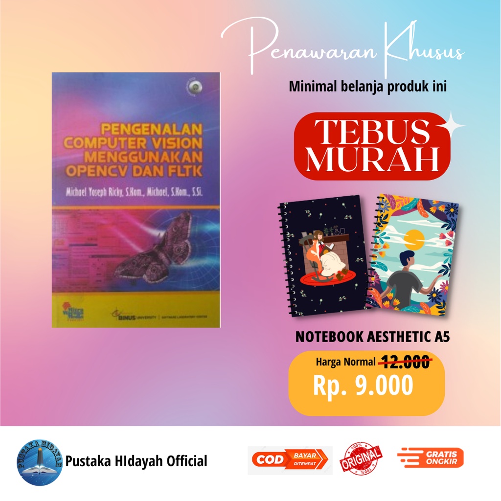 Jual Buku Pengenalan Computer Vision Menggunakan Open CV & FLTK ...