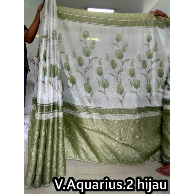 Jual Kain Vitrage Meteran Vitrase Gordyn Gorden Vitras Print Motif