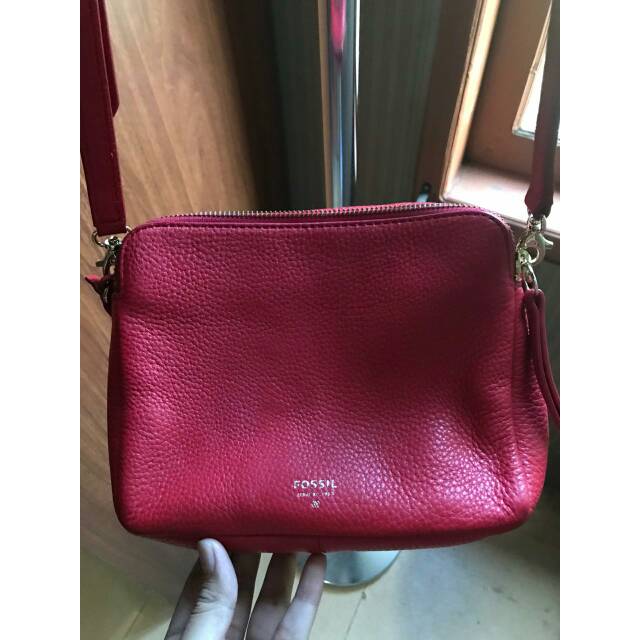 Jual Preloved Fossil Satchel Sling Bag Shopee Indonesia