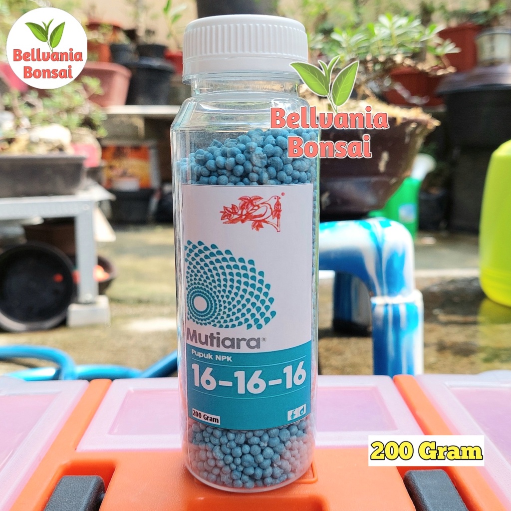 Pupuk Meroke NPK Mutiara 16 16 16 Isi Bersih Repack 200 Gr