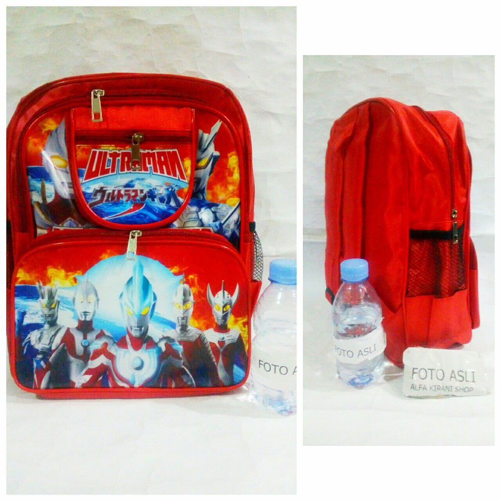Jual Tas murah Ultraman / Tas backpack Ultra man / Tas sekolah ...