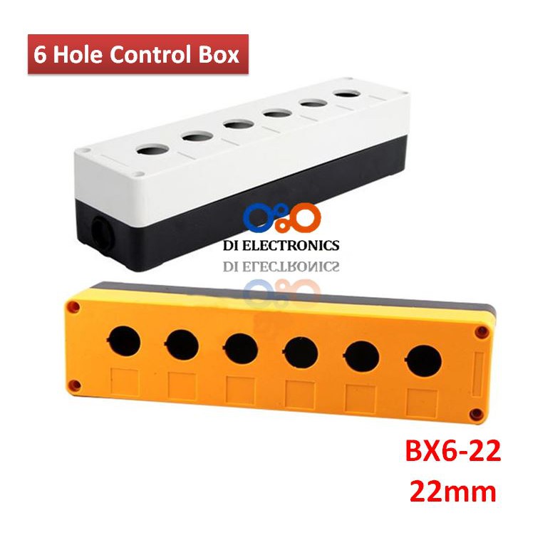 Jual BX6-22 Control Box 6 Lubang 22mm Hole Emergency Stop Push Button ...