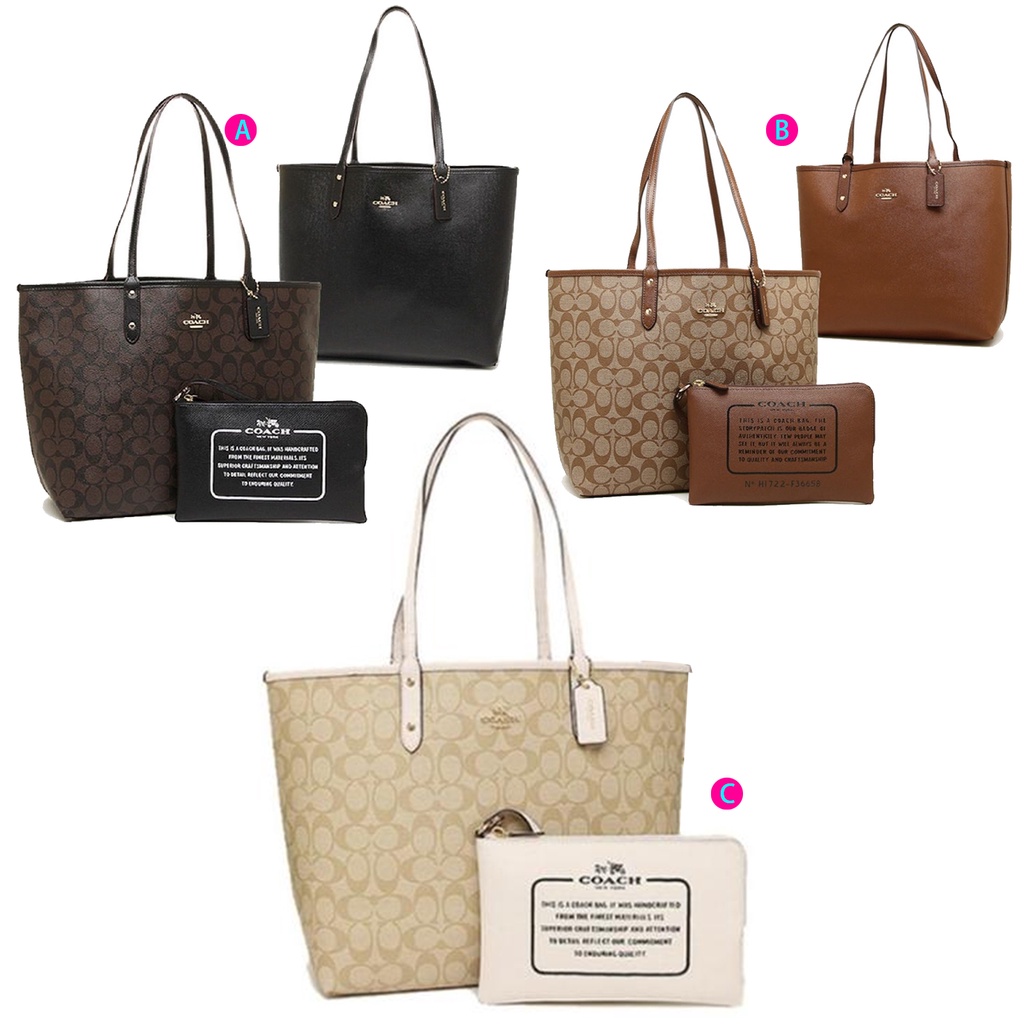 Coach double sided tote bag new arrivals