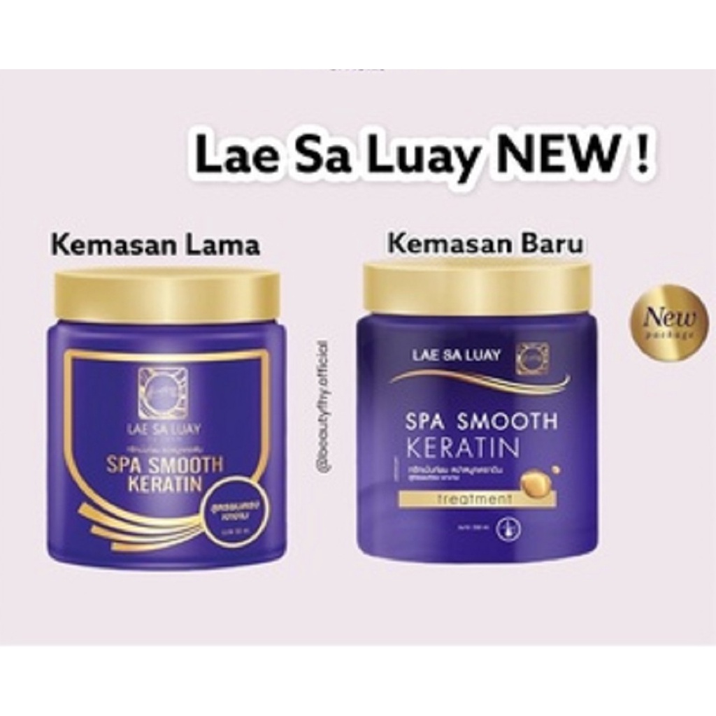 Jual LAE SA LUAY HAIR SPA SMOOTH KERATIN / MASKER RAMBUT / CREAMBATH ...