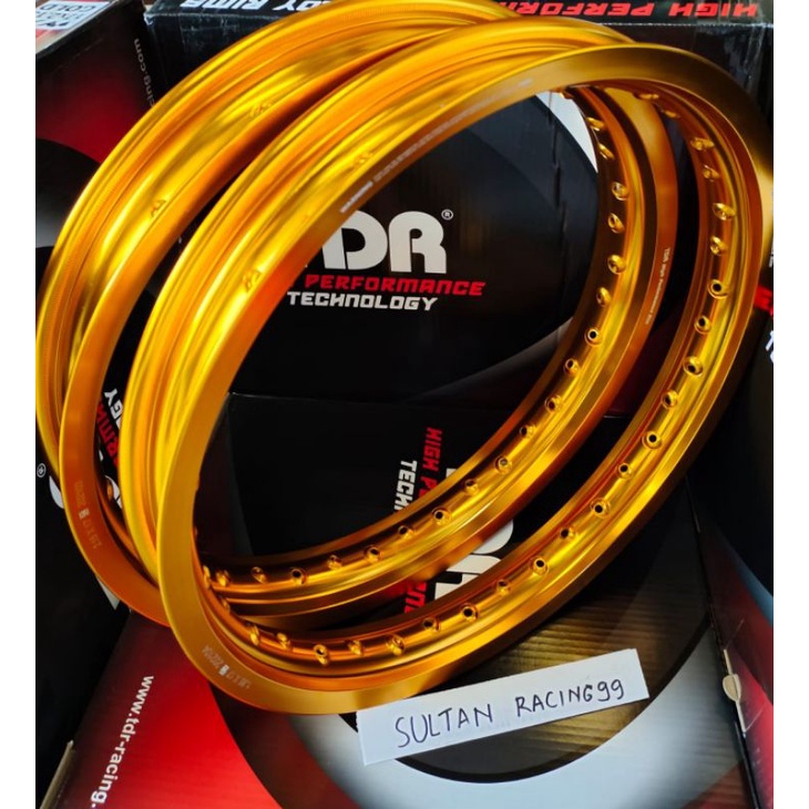 Jual Velg TDR W Shape 160+185 Ring 17 Gold Set Shopee Indonesia