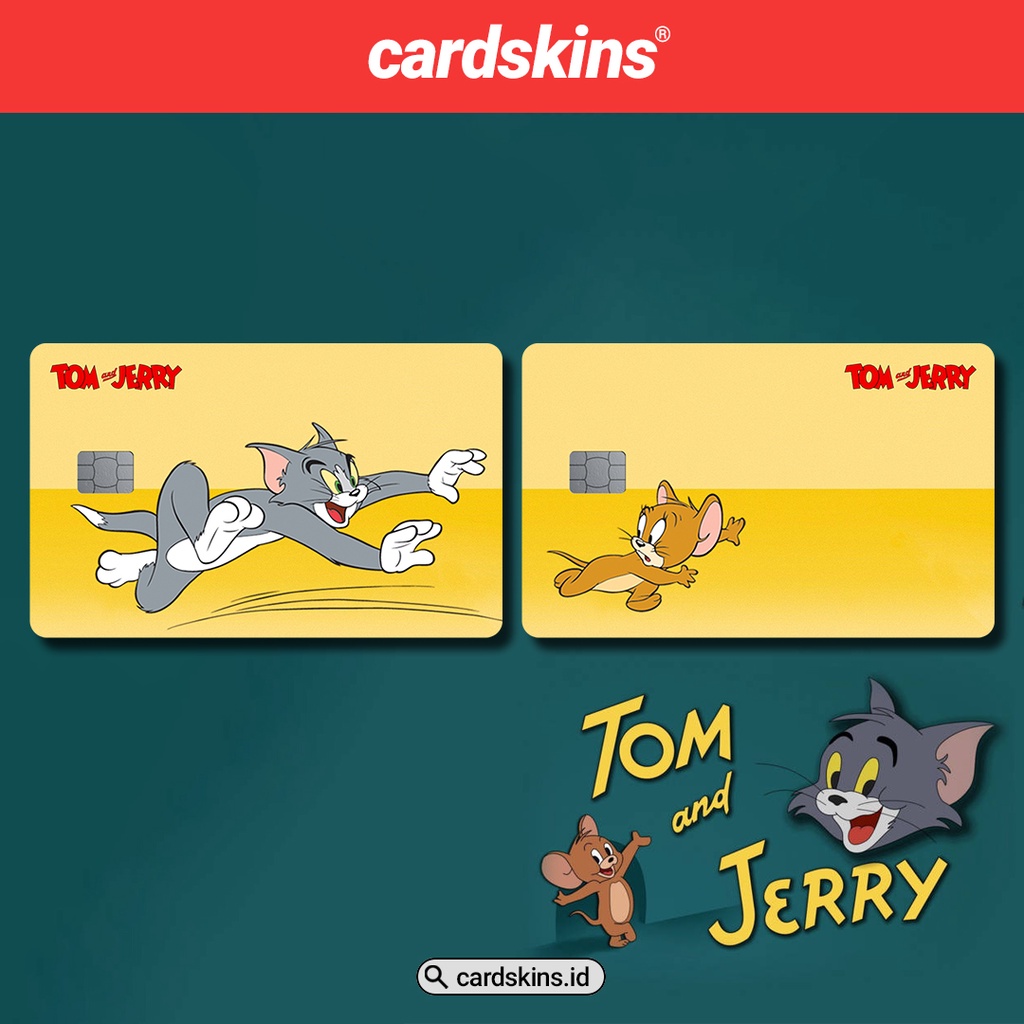 Jual TOM & JERRY SKINCARD | GARSKIN / STICKER KARTU ATM / SKIN KARTU ...