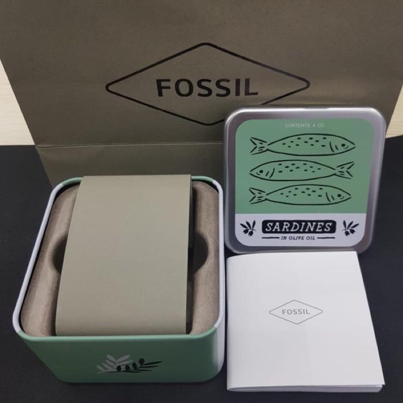 Jual 8.8 Box Fossil Original Fosil Set Include Manual Dan Paper Bag ...