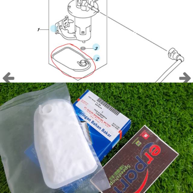 Jual Filter fuel pump satria Fu injeksi injectio address saringan ...